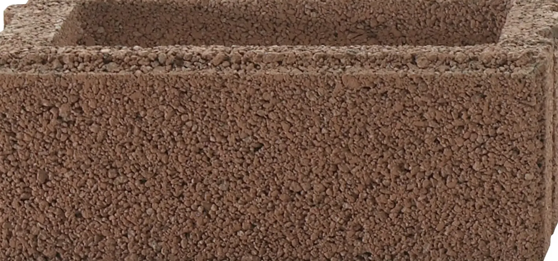 Kann Mauerstein Garten 50 x 25 x 20 cm braun