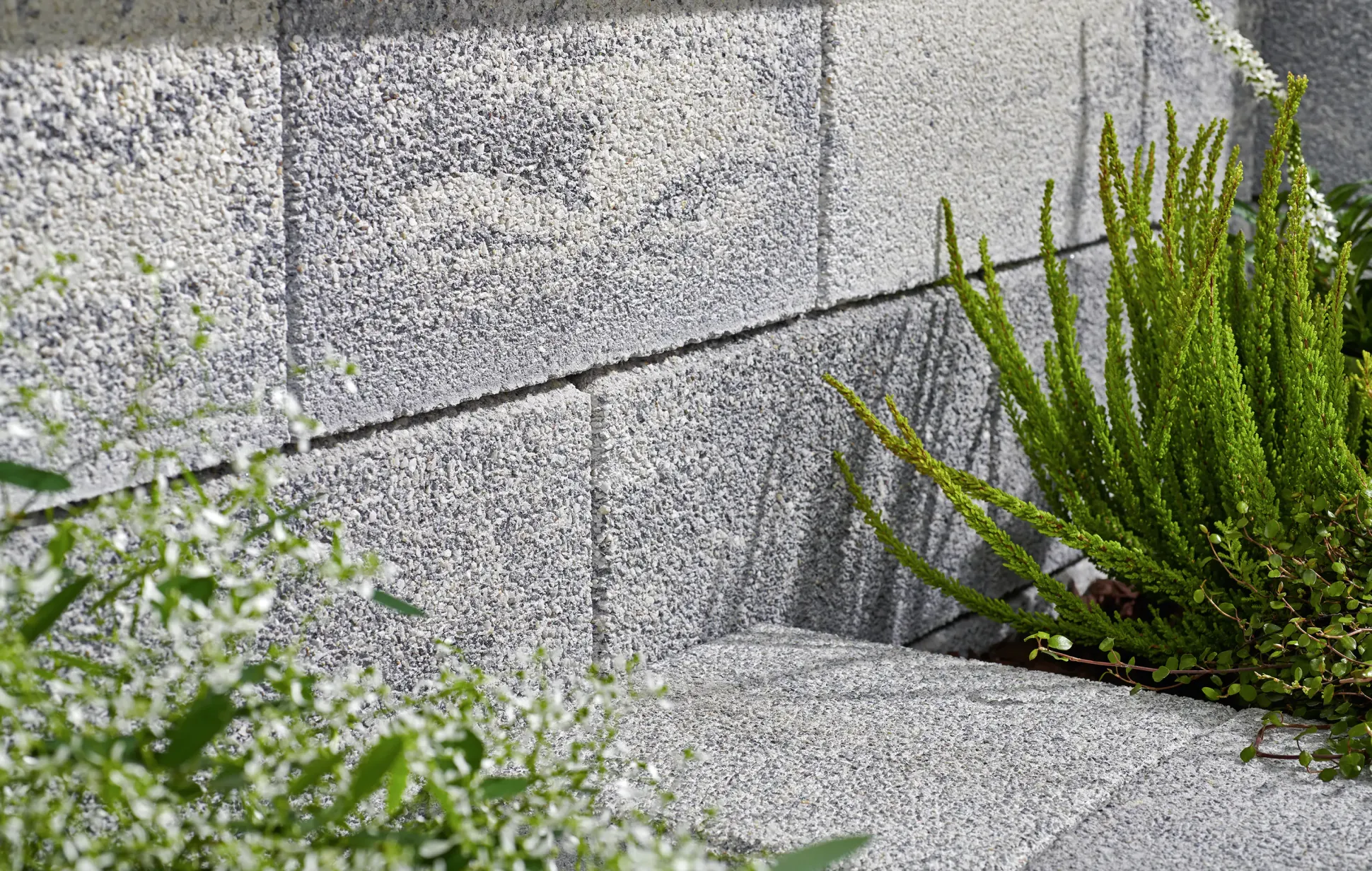 Kann Mauerstein Gomera 40 x 20 x 20 cm grau-alpine