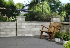 Kann Mauerstein Lindeza 40 x 20 x 15 cm grau-alpin