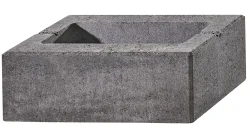 Kann Mauerstein Lindeza 40 x 20 x 15 cm vulkan-anthrazit