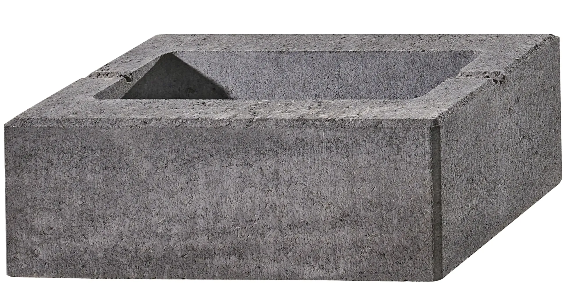 Kann Mauerstein Lindeza 40 x 20 x 15 cm vulkan-anthrazit
