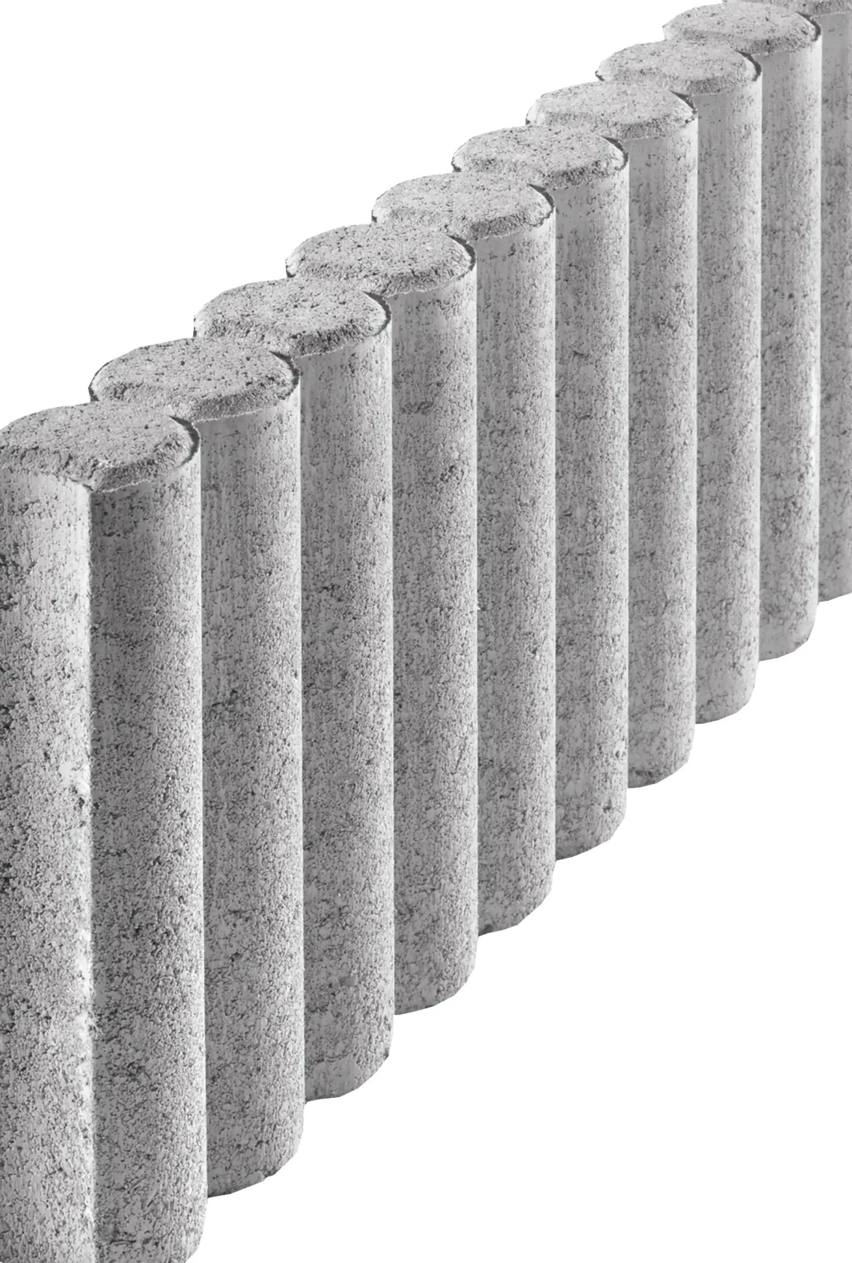 Kann Palisade 10er-Element 25 x 50 x 6 cm grau