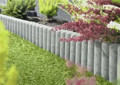 Kann Palisade 10er-Element 25 x 50 x 6 cm grau