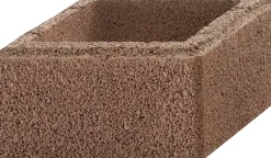 Kann Pfeilerstein Garten 37,5 x 37,5 x 20 cm braun