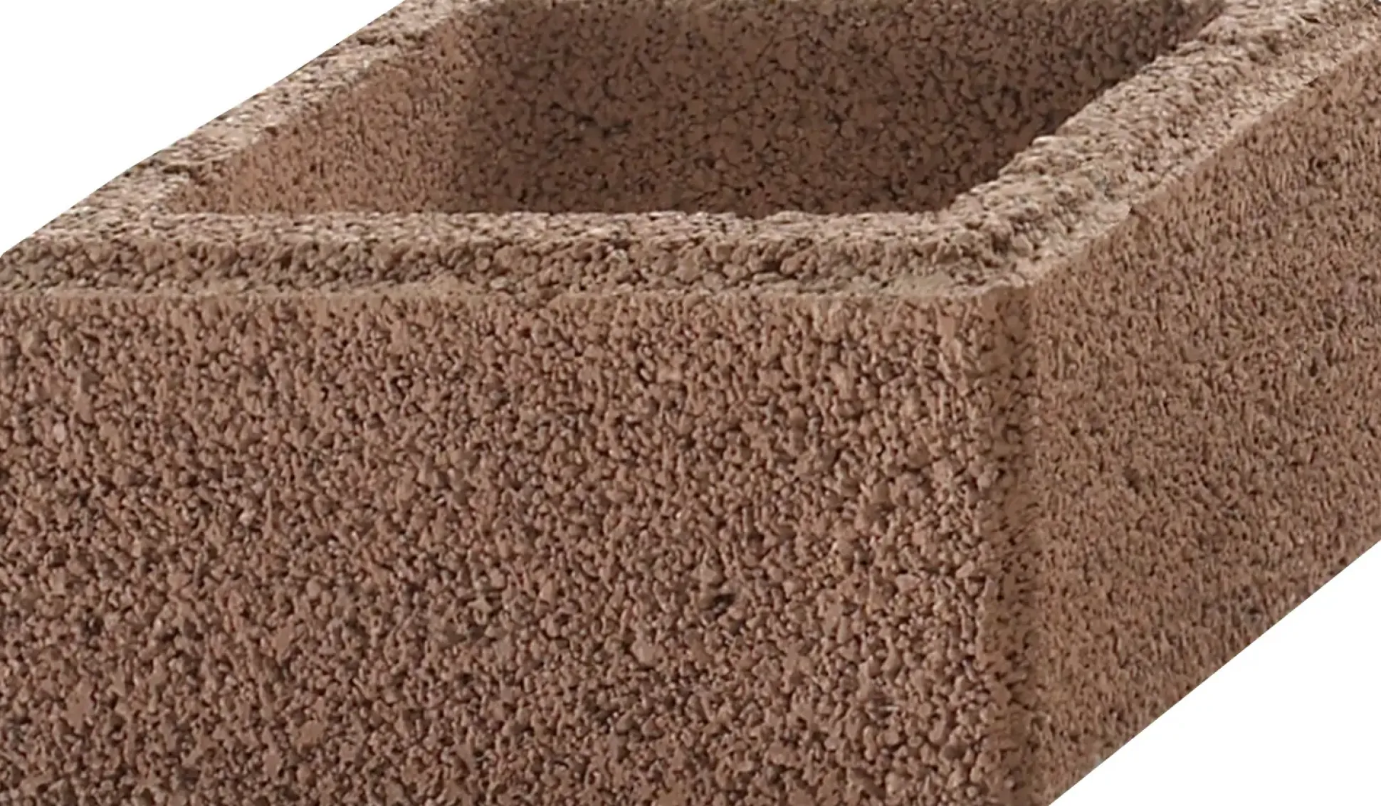 Kann Pfeilerstein Garten 37,5 x 37,5 x 20 cm braun
