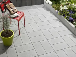 Kann Pflasterstein Vero 40 x 20 x 7,5 cm silbergrau