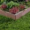 Kann Randstein Ecke mit Nut- und Feder 25 x 25 x 5 cm braun