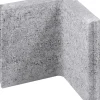 Kann Randstein Ecke mit Nut- und Feder 25 x 25 x 5 cm grau