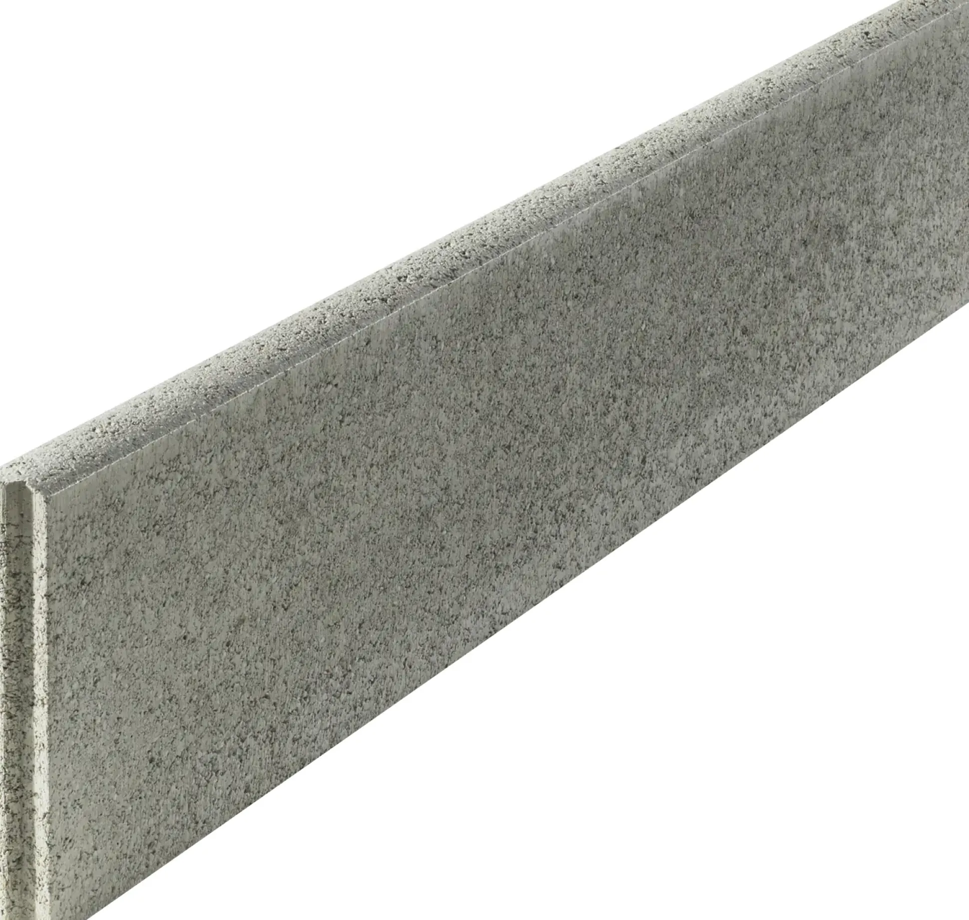 Kann Randstein mit Nut- und Feder 100 x 25 x 5 cm grau