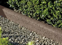Kann Randstein mit Nut- und Feder 100 x 30 x 5 cm braun