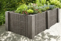 Kann ZierElement Weidengeflecht 90 x 25 x 4 cm braun