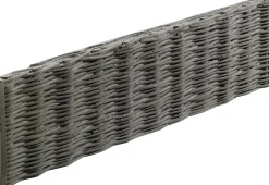 Kann ZierElement Weidengeflecht 90 x 25 x 4 cm braun