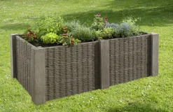 Kann ZierElement Weidengeflecht 90 x 25 x 4 cm braun
