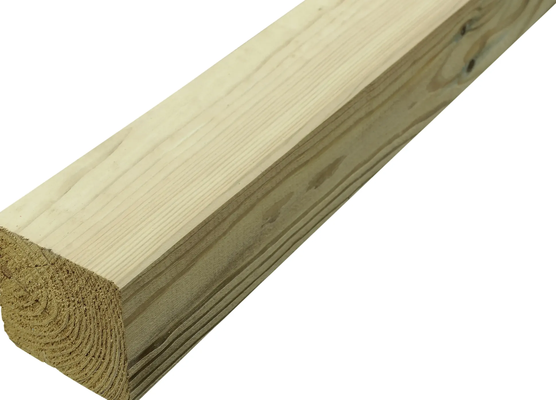 Kantholzpfosten 160 cm, 70 x 70 mm, kesseldruckimprägniert