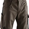 Kübler kurze Arbeitshose braun/schwarz