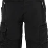 Kübler kurze Arbeitshose Stretch schwarz