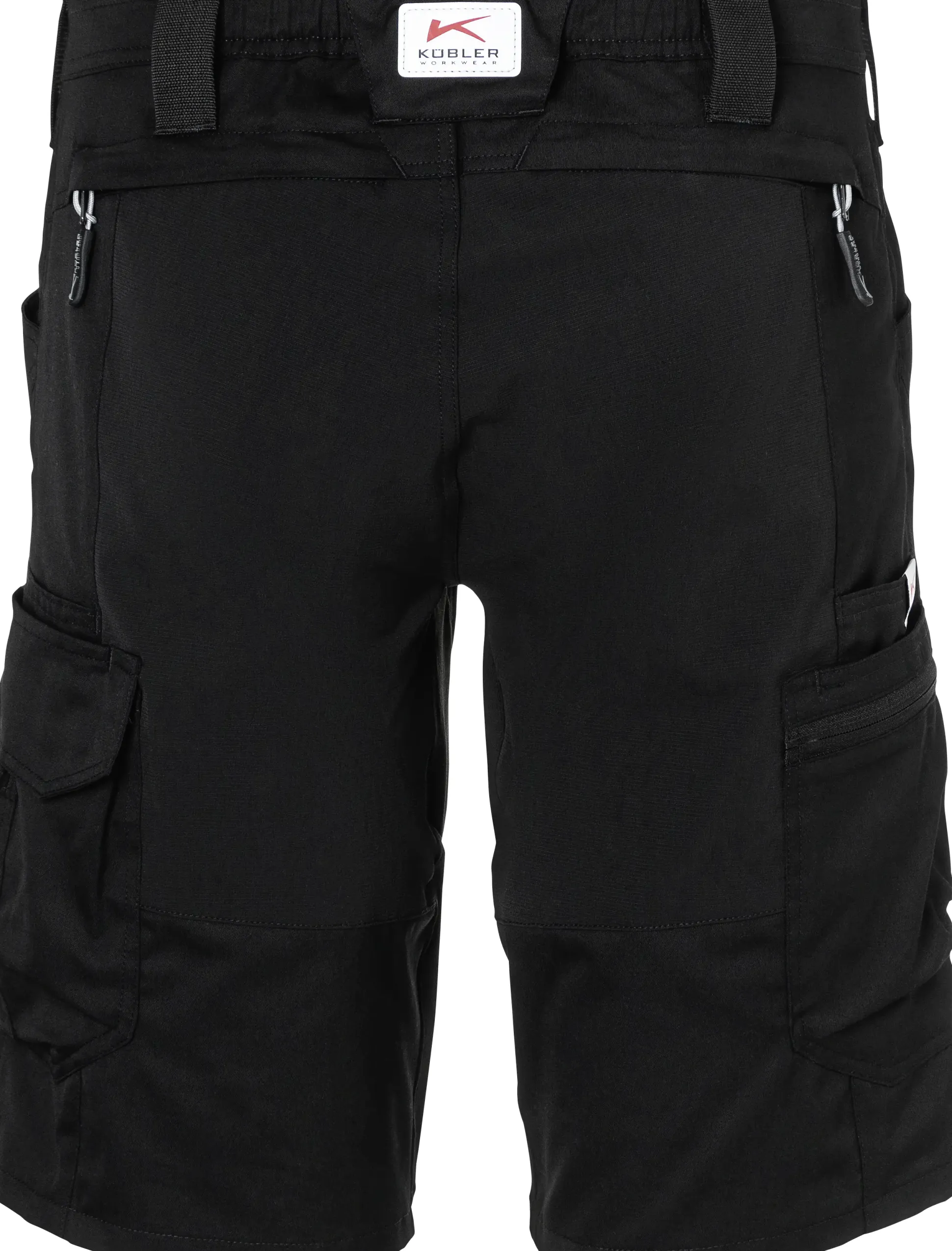 Kübler kurze Arbeitshose Stretch schwarz