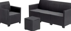 Keter Gartenmöbel-Set Marie Kunststoff in Rattan-Optik