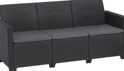 Keter Gartenmöbel-Set Marie Kunststoff in Rattan-Optik