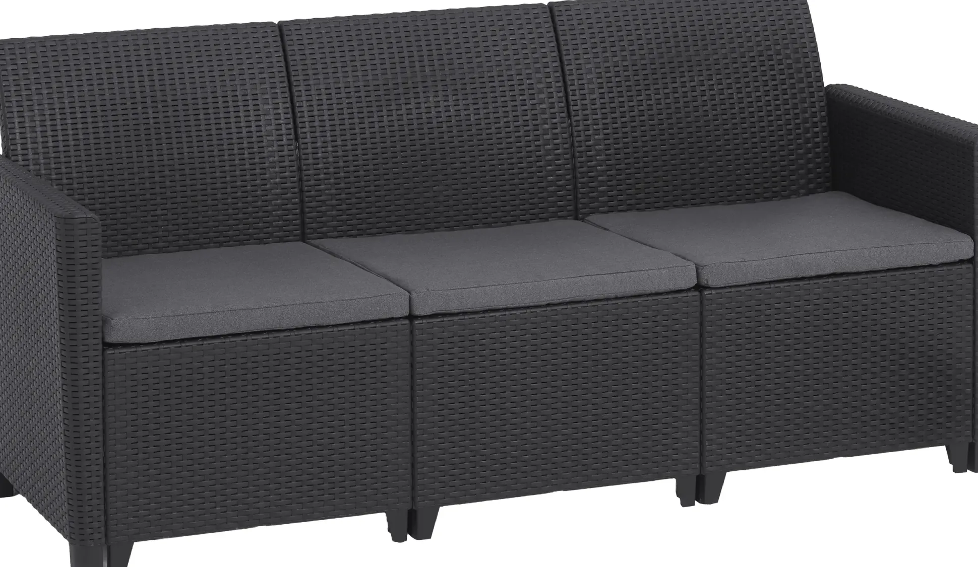 Keter Gartenmöbel-Set Marie Kunststoff in Rattan-Optik