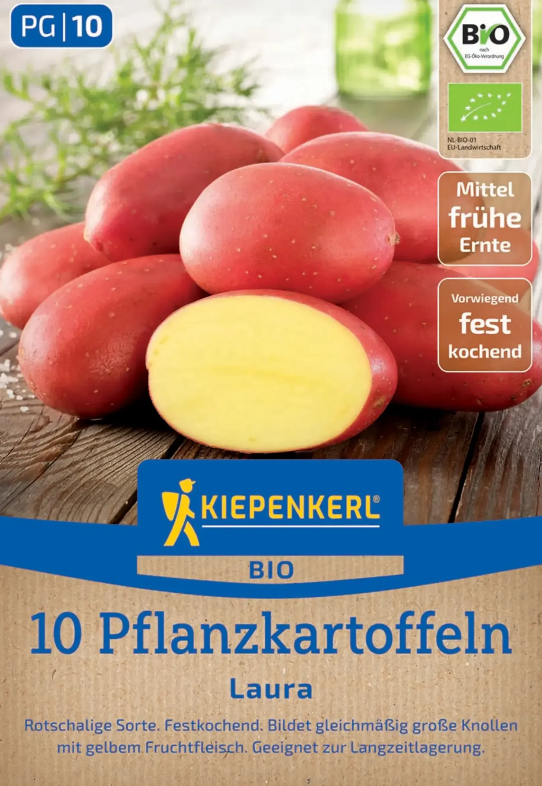 Kiepenkerl Bio Pflanzkartoffel Laura 10 Stück