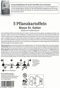 Kiepenkerl Pflanzkartoffel Blaue St. Galler 5 Stück