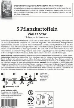 Kiepenkerl Pflanzkartoffel Violet Star 5 Stück
