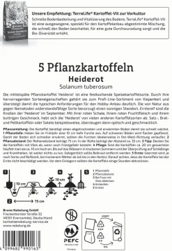Kiepenkerl Pflanzkartoffel Heiderot 5 Stück