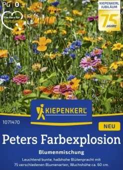 Kiepenkerl Profi-Line Blumensamen Blumenmischung Peters Farbexplosion 2 g für ca. 2 - 3 m²