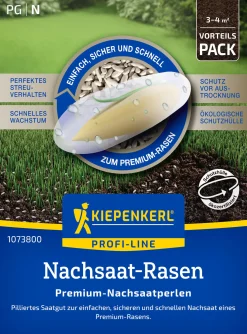 Kiepenkerl Profi-Line Rasensamen Nachsaat-Rasen Premium-Nachsaatperlen für ca. 3 - 4 m²