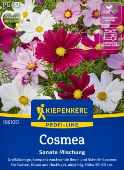 Kiepenkerl Profi-Line Saatgut Cosmea Sonata Mischung für ca. 40 Pflanzen