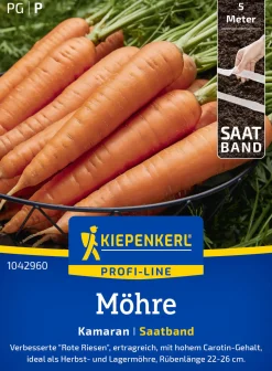 Kiepenkerl Profi-Line Saatgut Möhren Kamaran F1 Saatband für ca. 1,25 – 1,5 m²