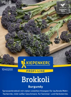 Kiepenkerl Profi-Line Saatgut Brokkoli Burgundy F1 für ca. 12 Pflanzen