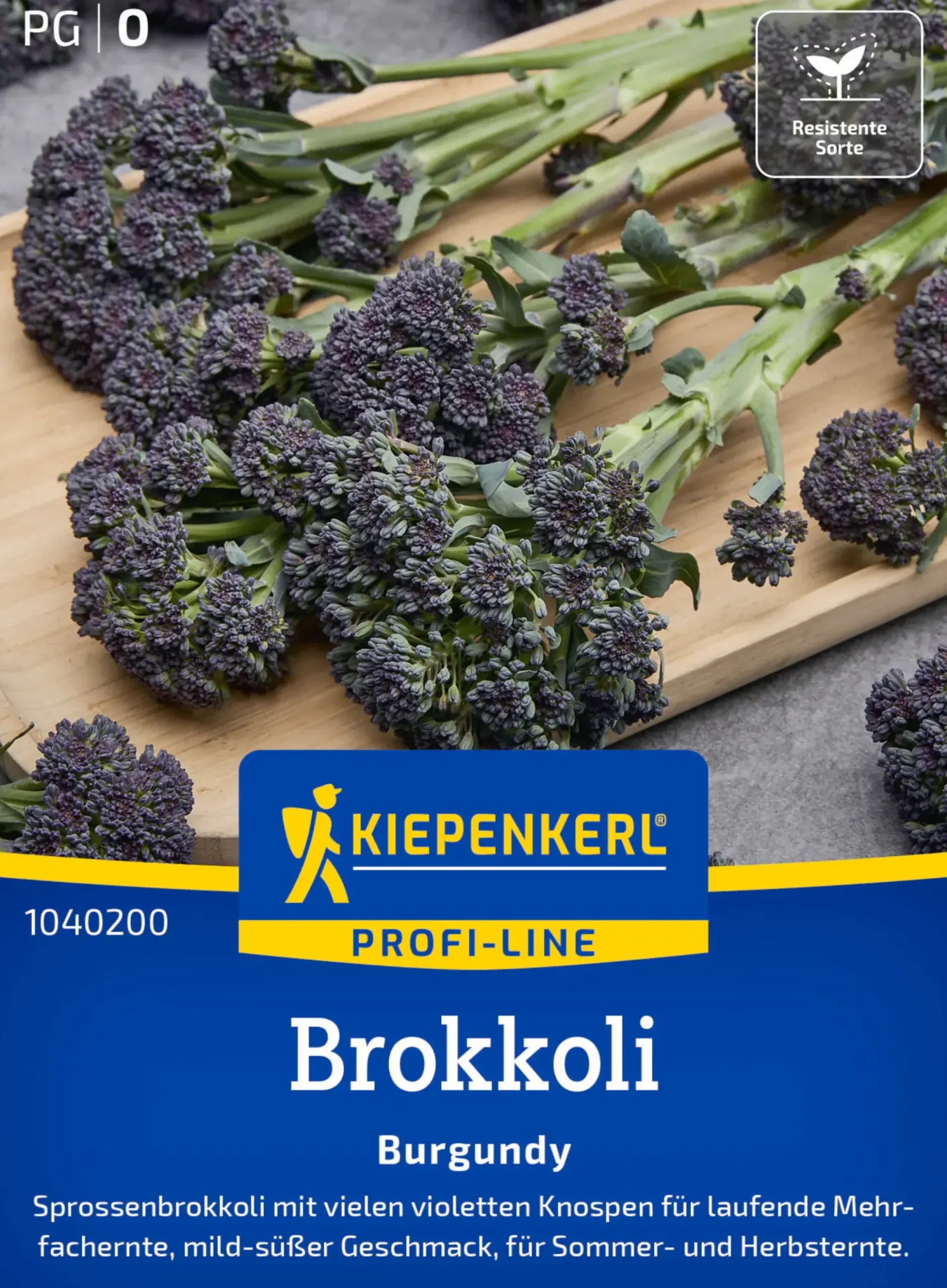 Kiepenkerl Profi-Line Saatgut Brokkoli Burgundy F1 für ca. 12 Pflanzen
