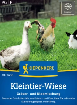 Kiepenkerl Rasensamen Kleintier-Wiese Gräser- und Kleemischung für ca. 1 m²
