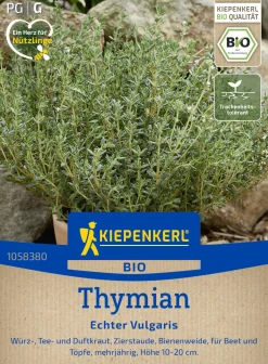 Kiepenkerl Saatgut BIO Thymian Echter Vulgaris für ca. 150 Pflanzen