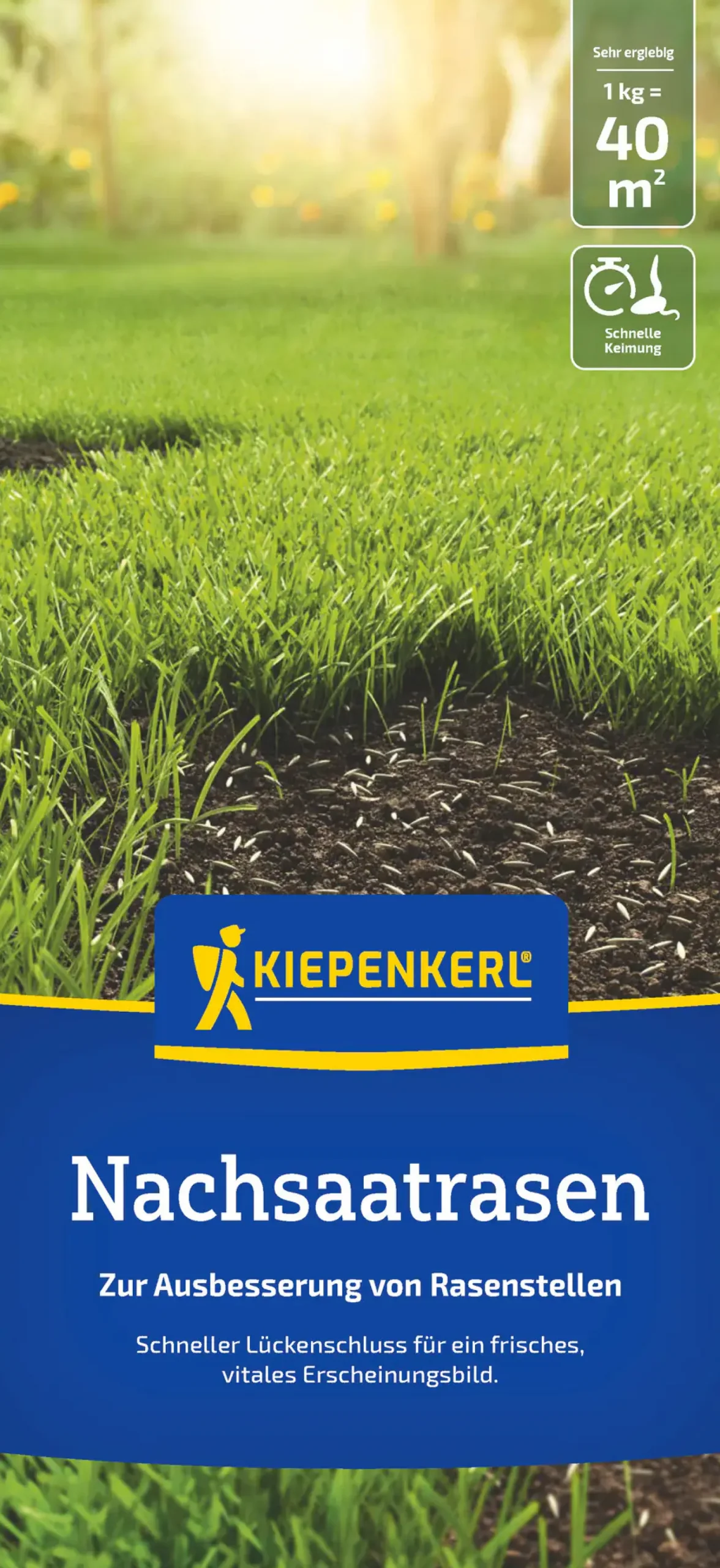 Kiepenkerl Saatgut Kiepenkerl Nachsaatrasen 1 kg für ca. 40 m²