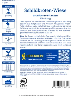 Kiepenkerl Saatgut Schildkröten-Mischung Grünfutter-Pflanzen für ca. 1-2 m²