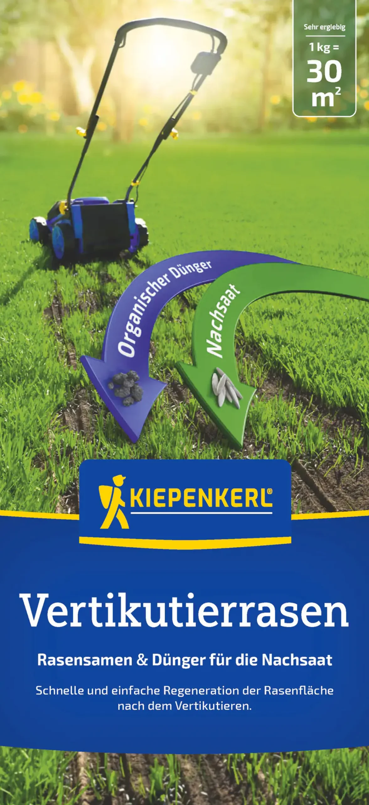 Kiepenkerl Saatgut Vertikutierasen 1 kg für ca. 30 m²