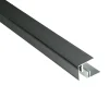 Kovalex Abschlussprofil Aluminium 250 x 4,5 x 4,1 cm anthrazit inkl. Befestigung