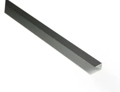 Kovalex Alu-Seitenabschluss eloxiert 250 x 2,4, x 2,7 cm anthrazit