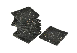 Kovalex Bautenschutzunterlage 90 x 90 x 8 mm schwarz 12 Stück