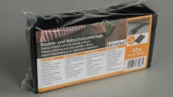 Kovalex Bautenschutzunterlage 90 x 60 x 3 mm schwarz 60 Stück