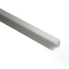 Kovalex Einfassprofil Aluminium 250 x 4,3 x 2,0 cm silber