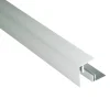 Kovalex Seitenabschluss Alu 250 x 5,9 x 4,5 cm silber inkl. Befestigung