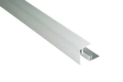 Kovalex Seitenabschluss Alu 250 x 5,9 x 4,5 cm silber inkl. Befestigung