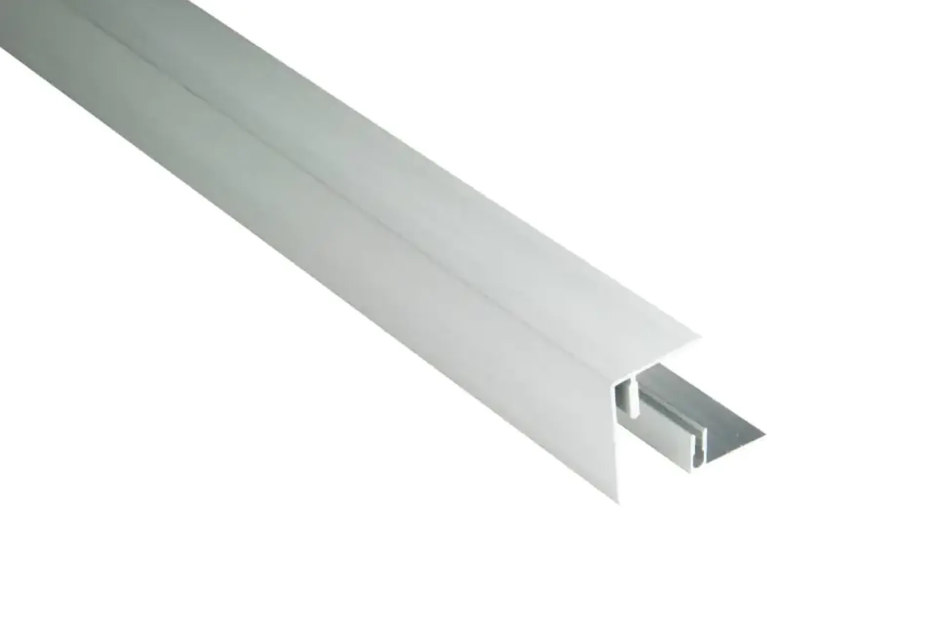 Kovalex Seitenabschluss Alu 250 x 5,9 x 4,5 cm silber inkl. Befestigung