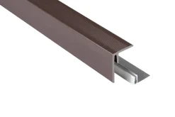 Kovalex Seitenabschluss WPC 250 x 6,4 x 4,8 cm schoko inkl. Befestigung