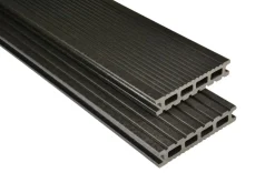 Kovalex Terrassendiele WPC 300 x 14,5 x 2,6 cm anthrazit mattiert