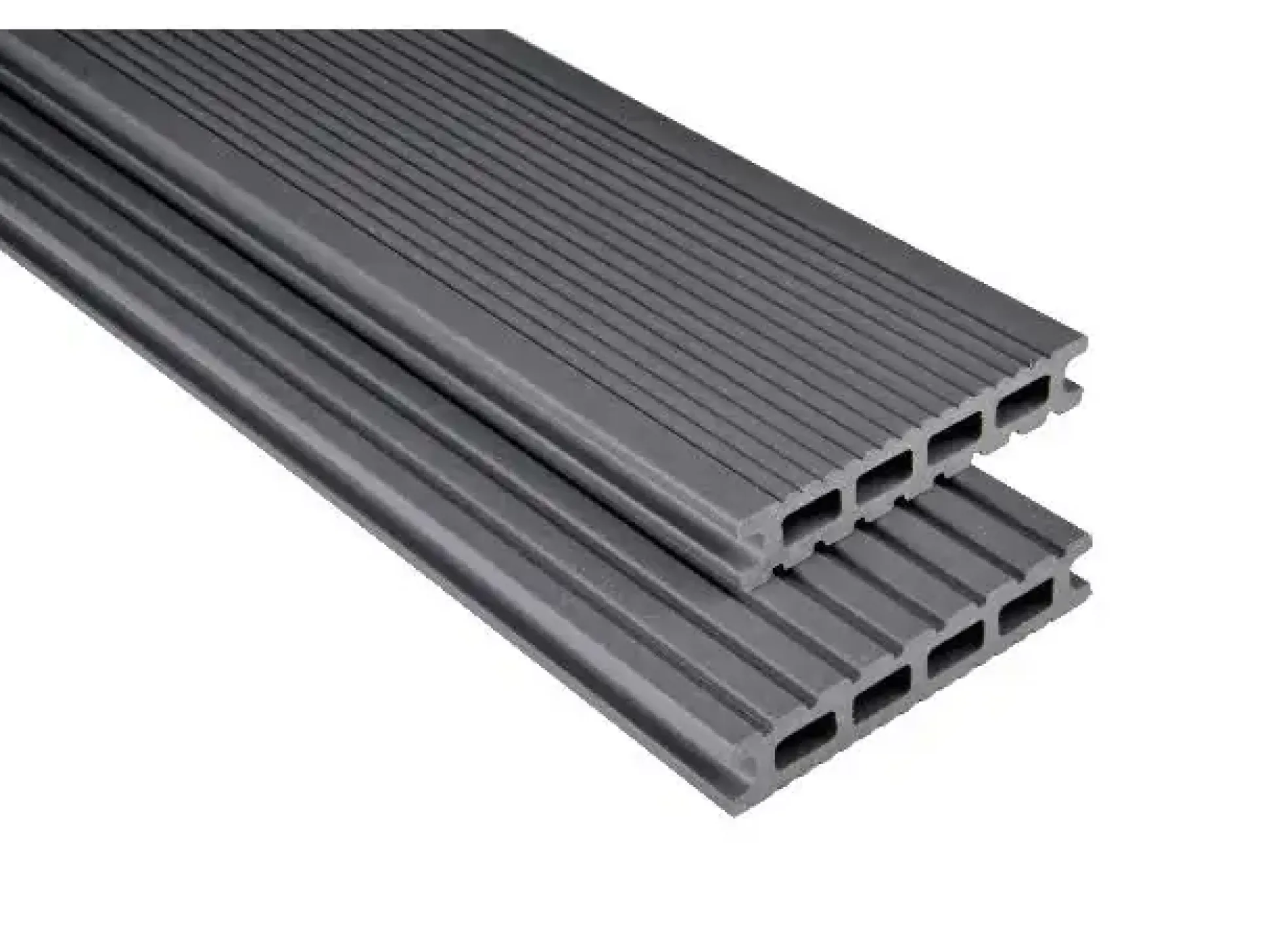 Kovalex Terrassendiele WPC 300 x 14,5 x 2,6 cm steingrau mattiert